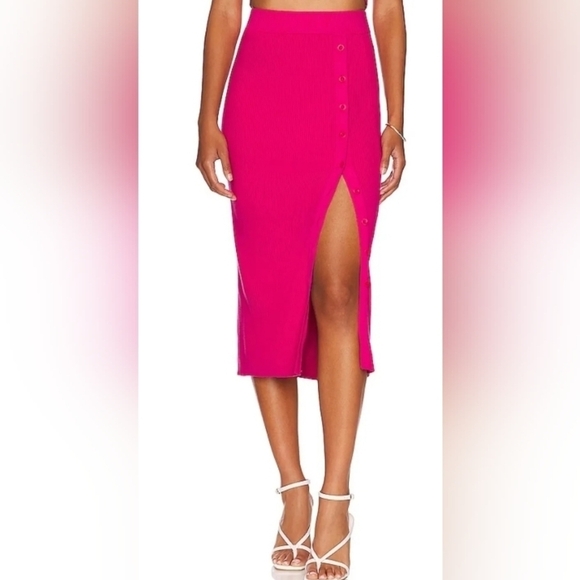 Lita by Ciara  Maxi skirt Color Fuschia - Picture 1 of 11